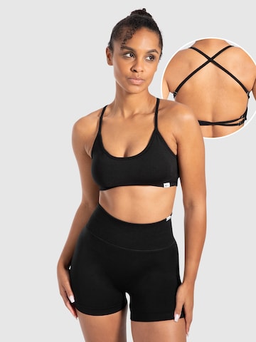 Haut de sport ' Sena ' Smilodox en noir : devant