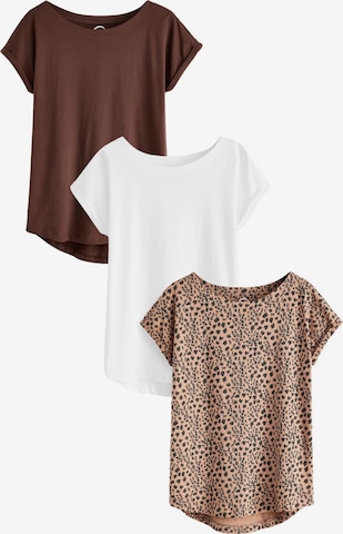 Next Shirt in Beige: front