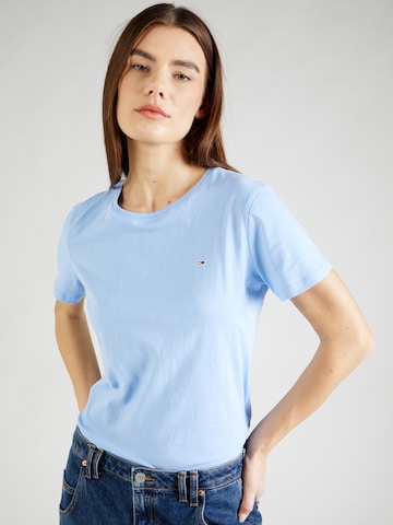 Tommy Jeans T-shirt i blå: framsida