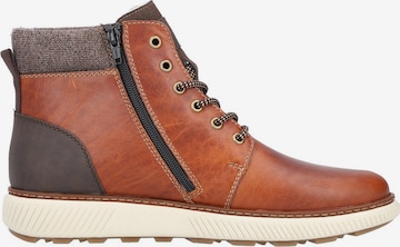 Rieker Lace-Up Boots in Brown