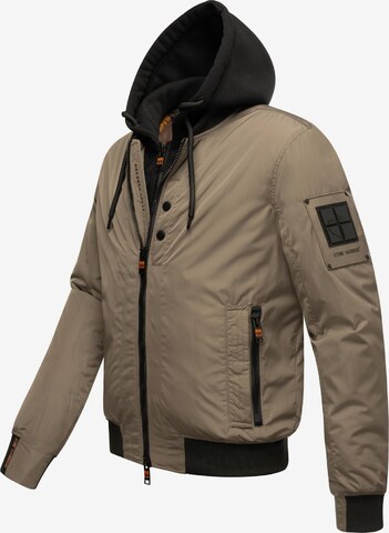 STONE HARBOUR Between-season jacket 'Hoobo' in Brown