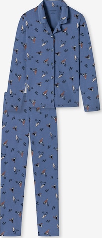 uncover by SCHIESSER Pyjama 'Animals' in Blau: predná strana