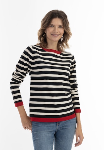 Pull-over usha BLUE LABEL en noir : devant