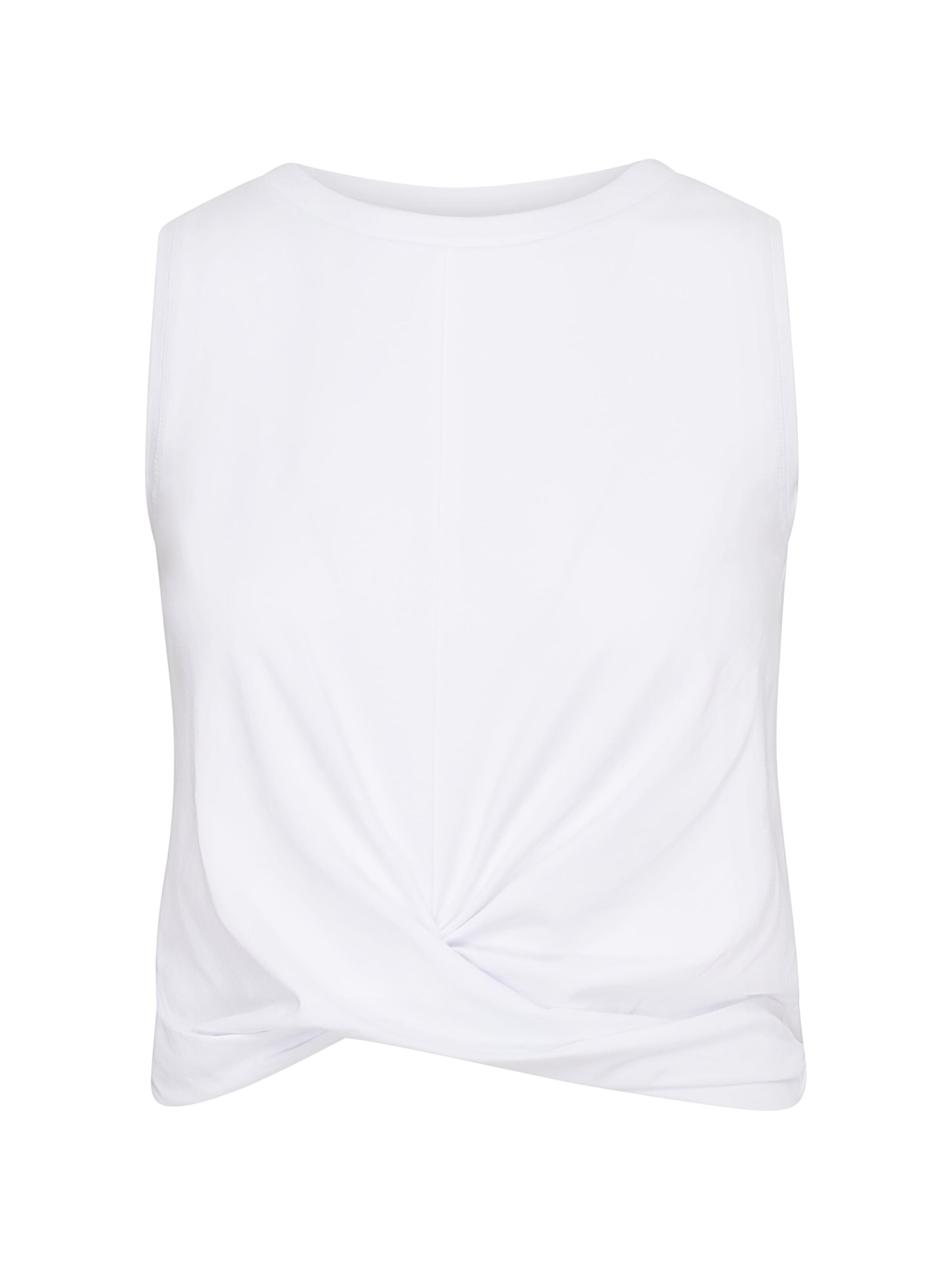 Haut 'Cropped' Hey Honey en blanc