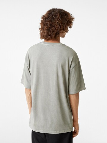 Bershka T-Shirt in Grau