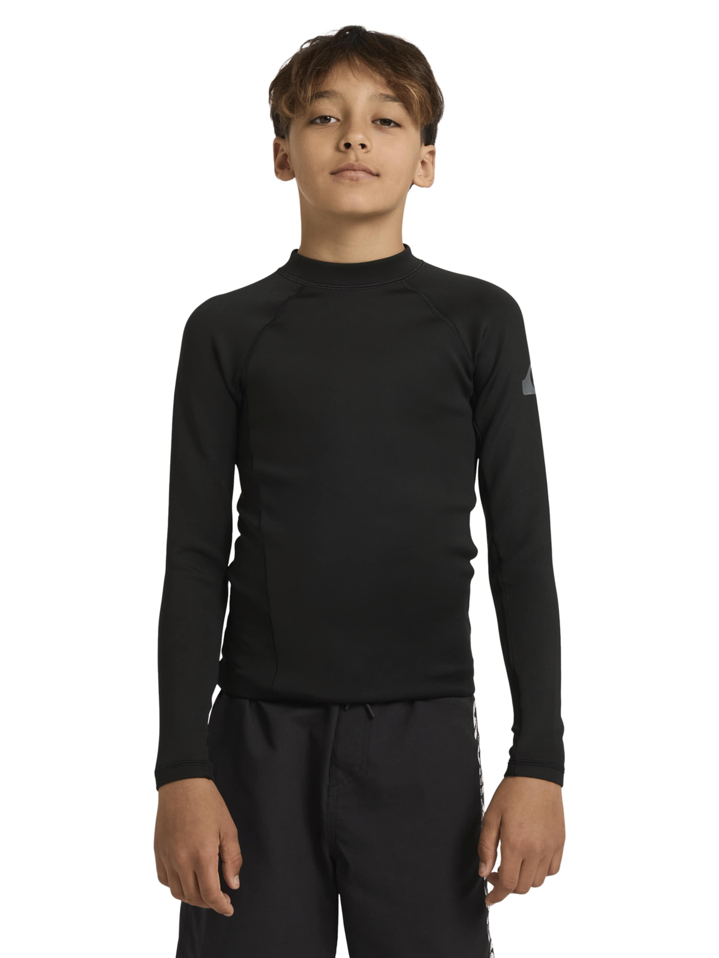 QUIKSILVER Functioneel shirt 'Everyday Heat' in Zwart: voorkant