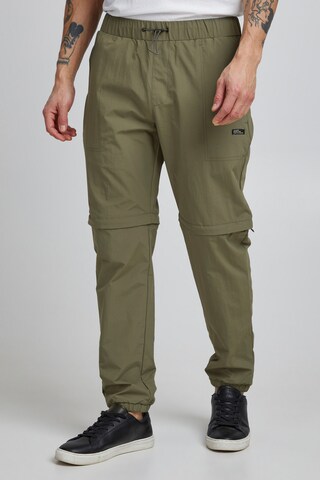 BLEND - regular Pantalón funcional 'Woven' en verde: frente