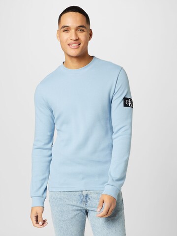 Calvin Klein Jeans Szabványos Póló - kék: elől