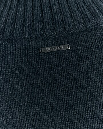 Lyle & Scott Gebreid vest in Zwart