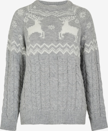 Pull-over ' ' Apricot en gris : devant