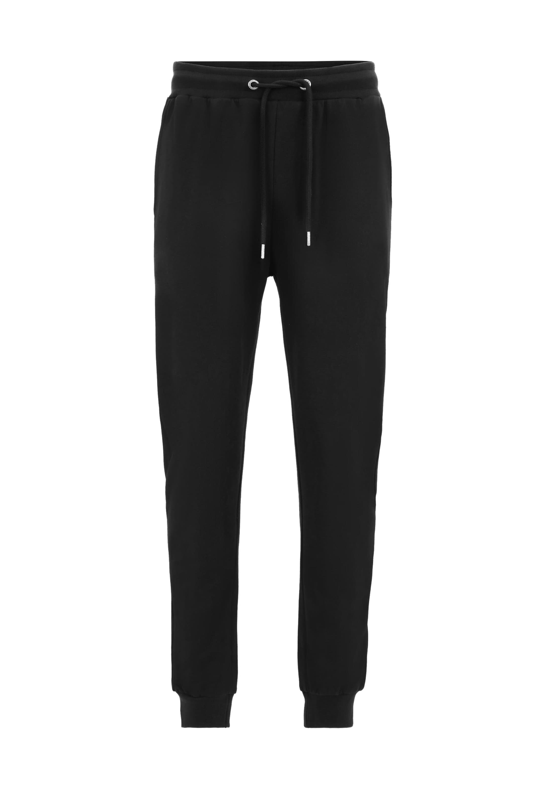 Pantalon de sport 'Plain Basic' Oldskull en noir : devant