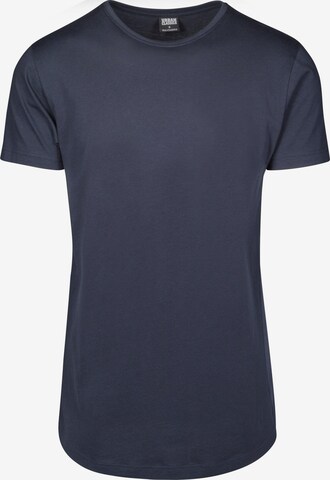 T-Shirt Urban Classics en bleu : devant