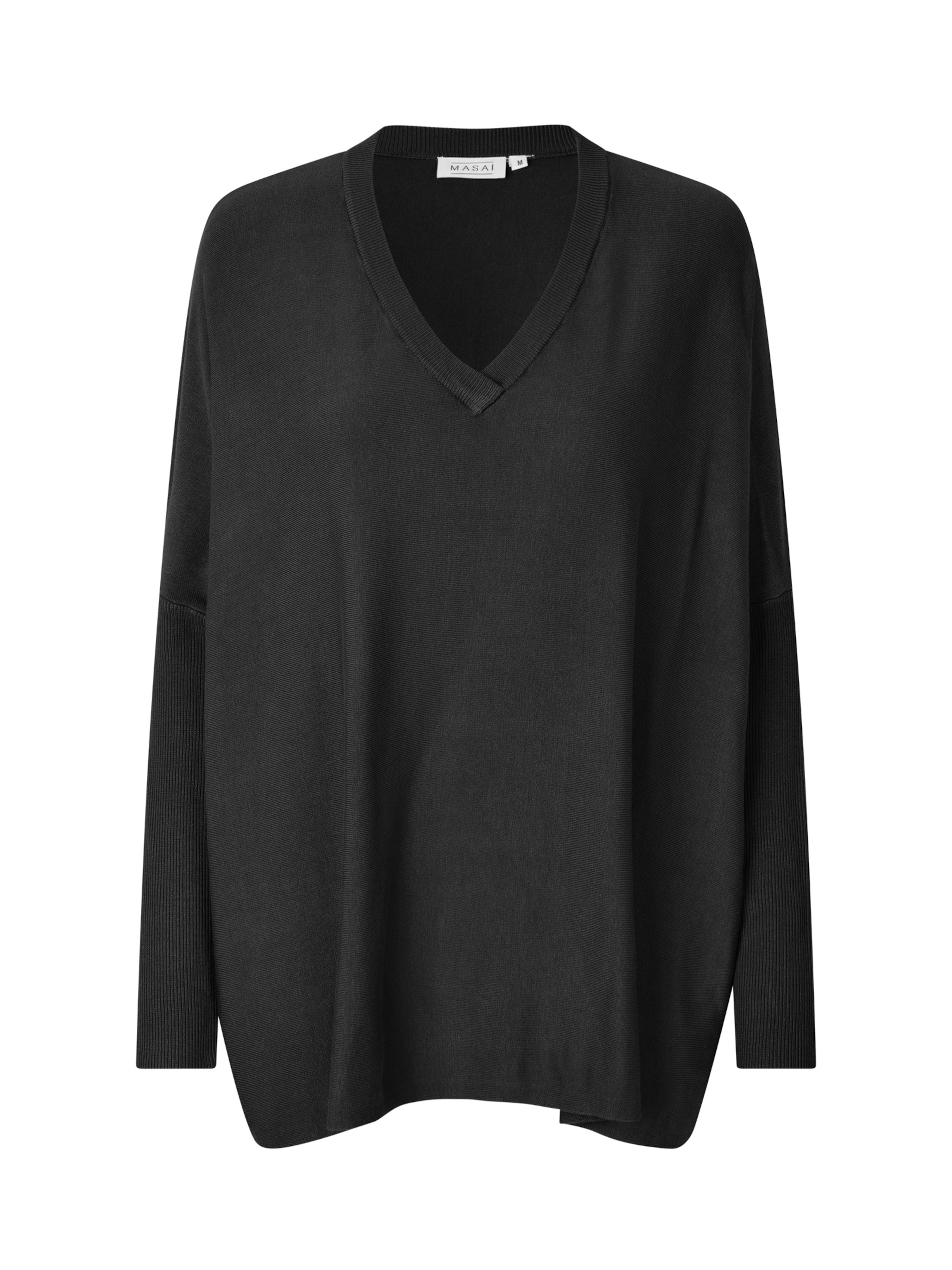 Masai Pullover  'Fronia' in Schwarz: Vorderseite