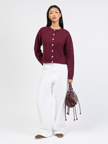 BROKE + SCHÖN Knit Cardigan in Red