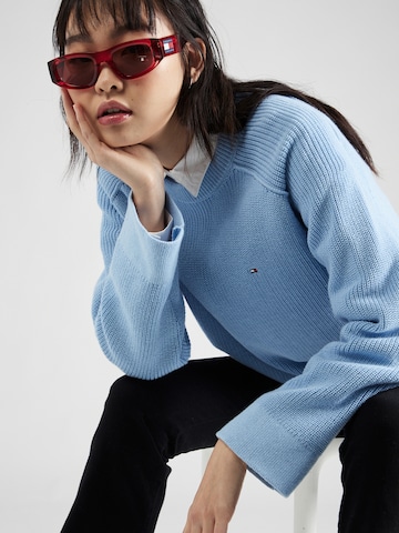 TOMMY HILFIGER Pullover in Blau