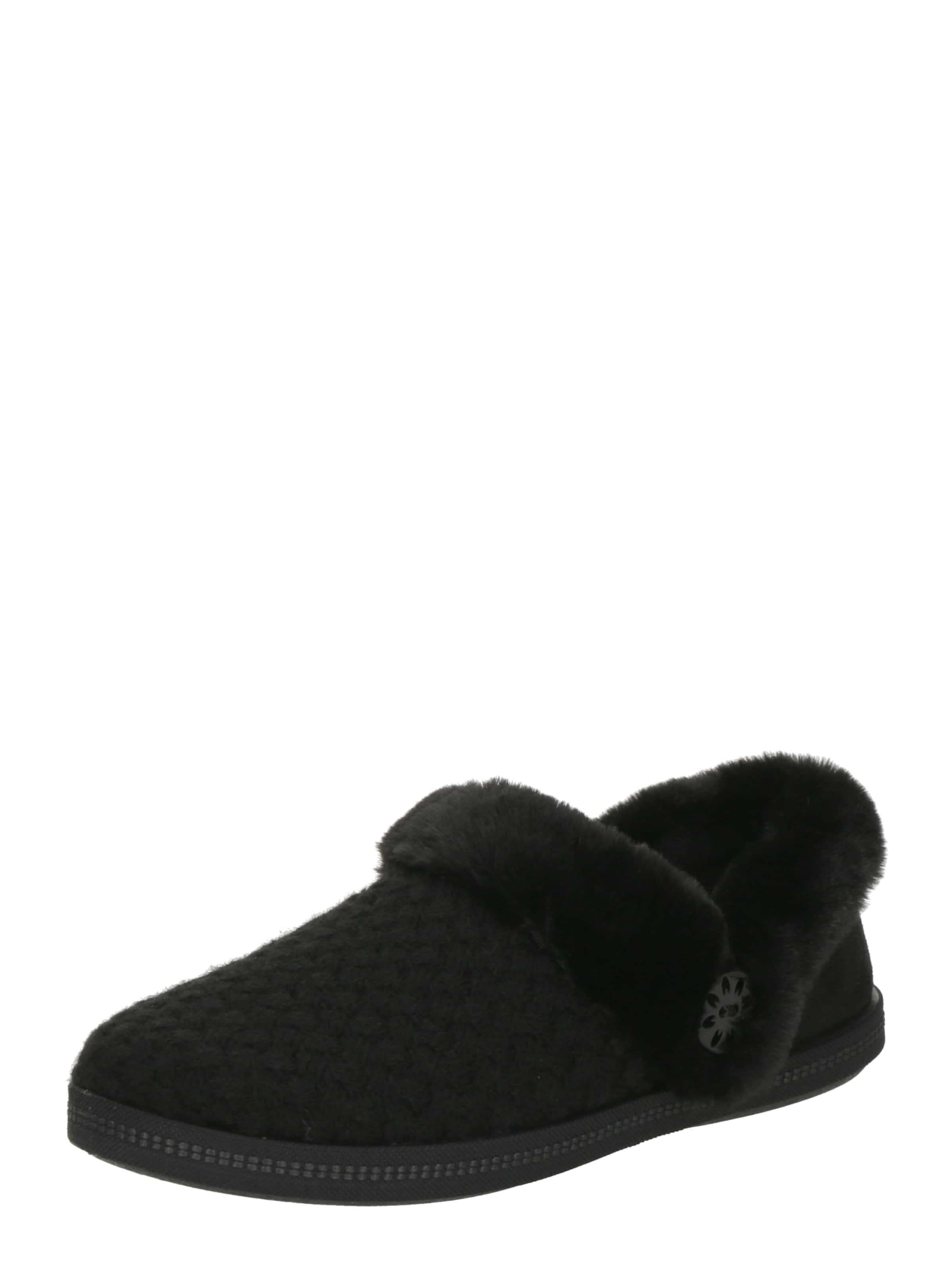 Pantoufle 'COZY CAMPFIRE' SKECHERS en noir : devant