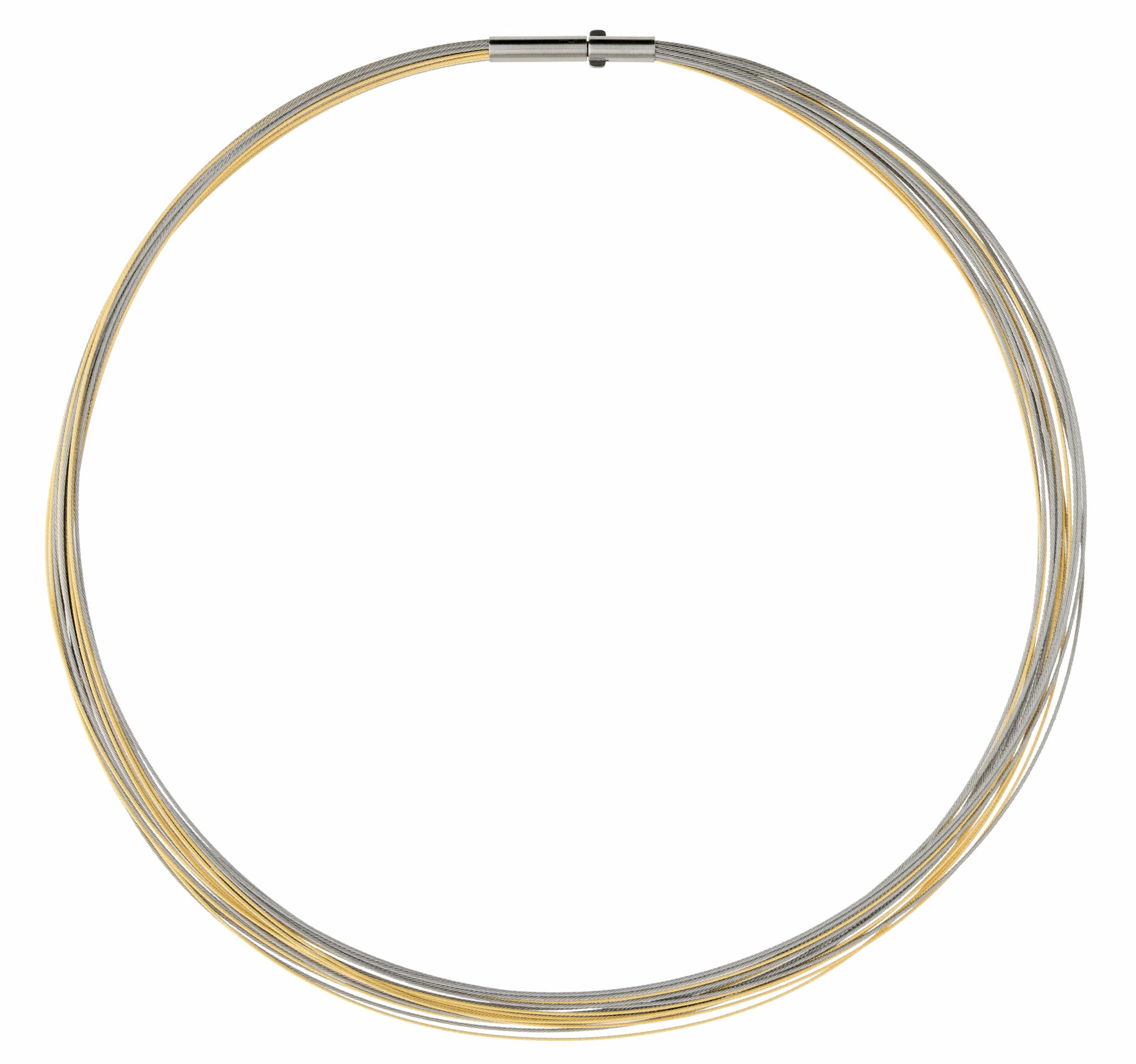 Ernstes Design Kette in Silber: Vorderseite