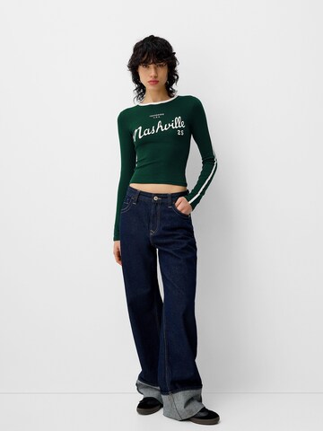 Bershka T-shirt i grön