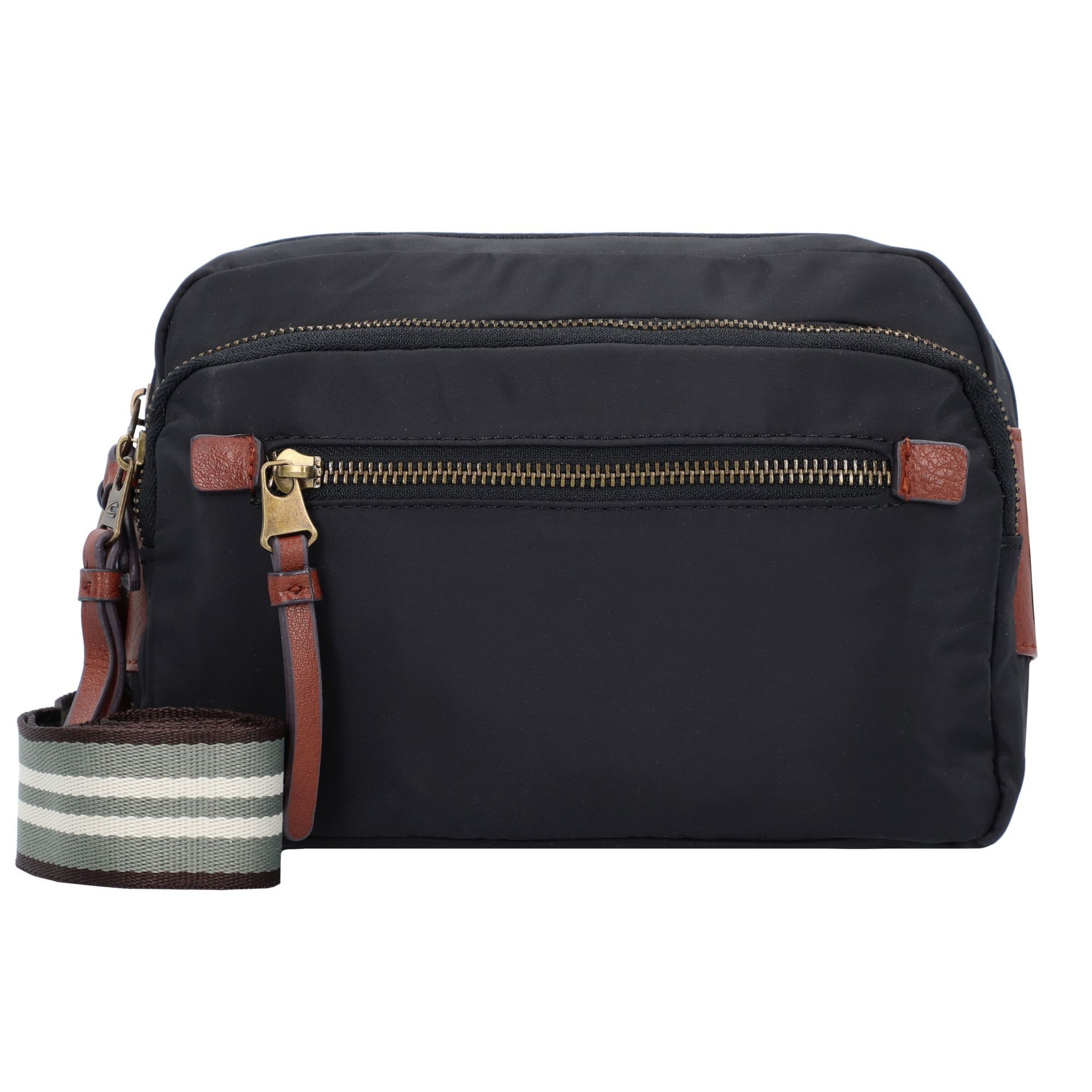 CAMEL ACTIVE Umhängetasche 'Bari' in Schwarz: Vorderseite