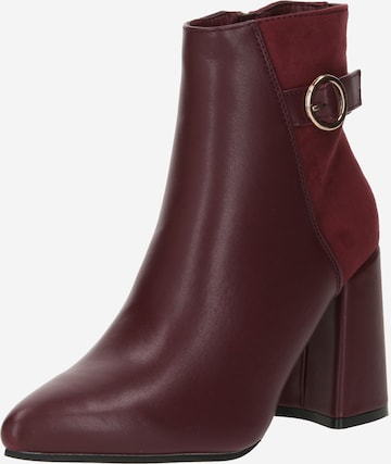 Dorothy Perkins - Botas de tobillo en rojo: frente