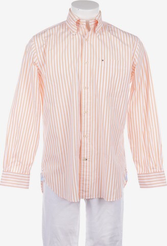 TOMMY HILFIGER Button Up Shirt in S in Orange: front