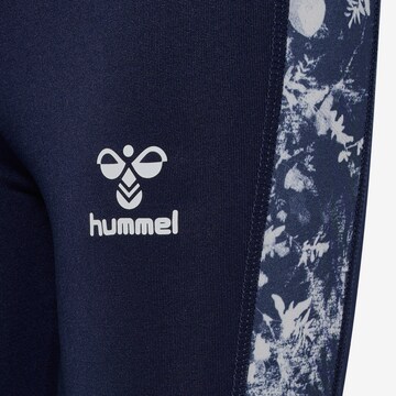 Hummel Skinny Sporthose 'Nanna' in Blau