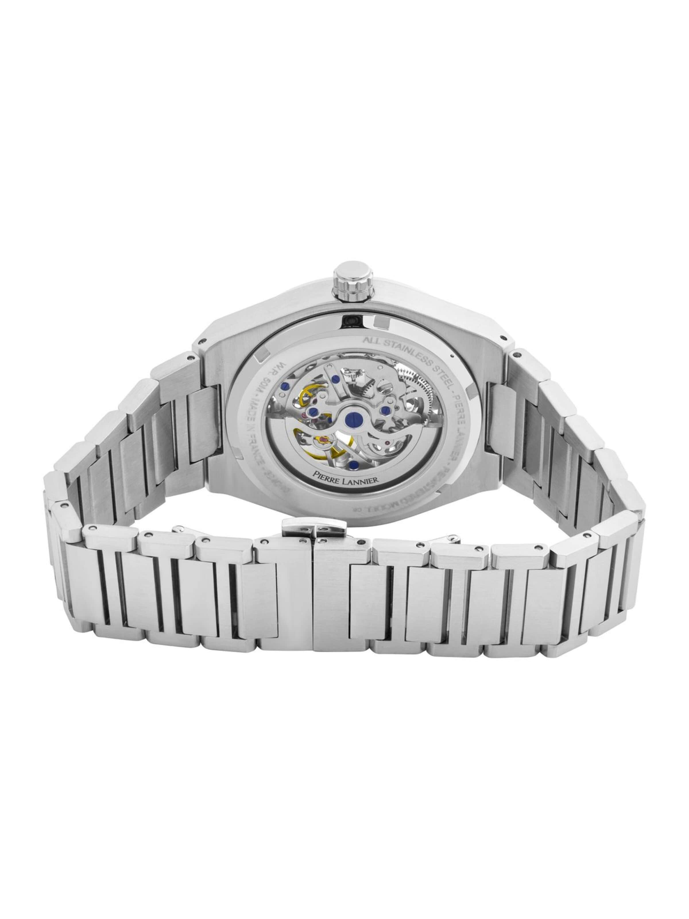 Pierre Lannier Analoog horloge 'Automatic watch Ardent' in Wit