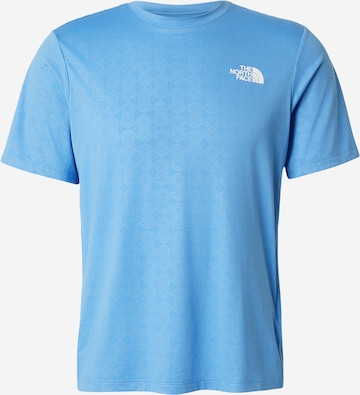 THE NORTH FACE Toiminnallinen paita 'PENTADOME' värissä sininen: etupuoli
