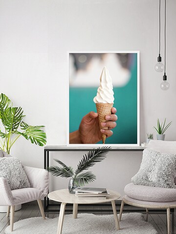 Liv Corday Wandbild 'Perfect Ice Cream' in Weiß