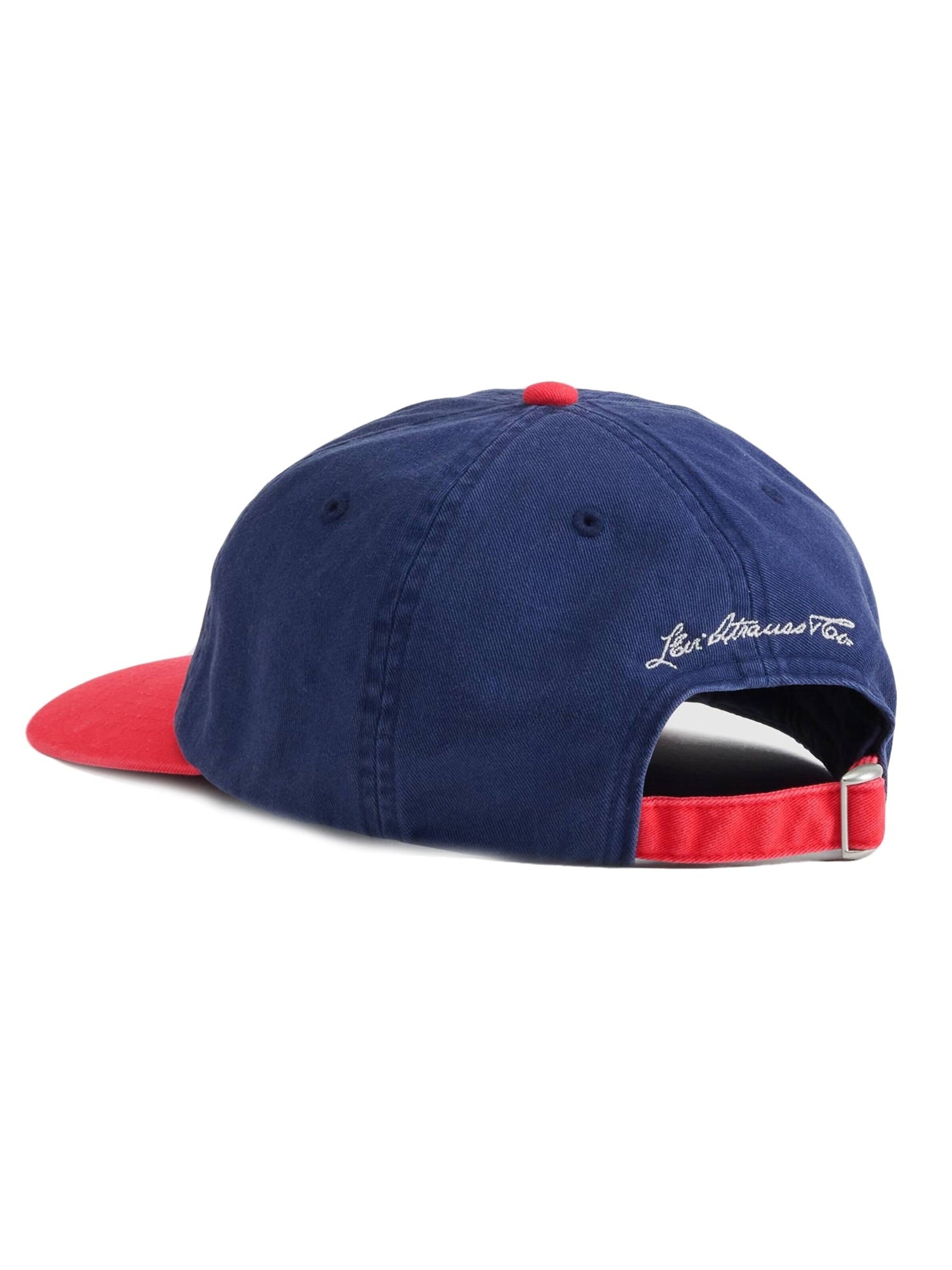 LEVI'S ® Czapka z daszkiem 'LEVI'S® ROCKRIDGE DAD CAP MEDIEVAL BLUE / MARS RED' w kolorze mieszane kolory