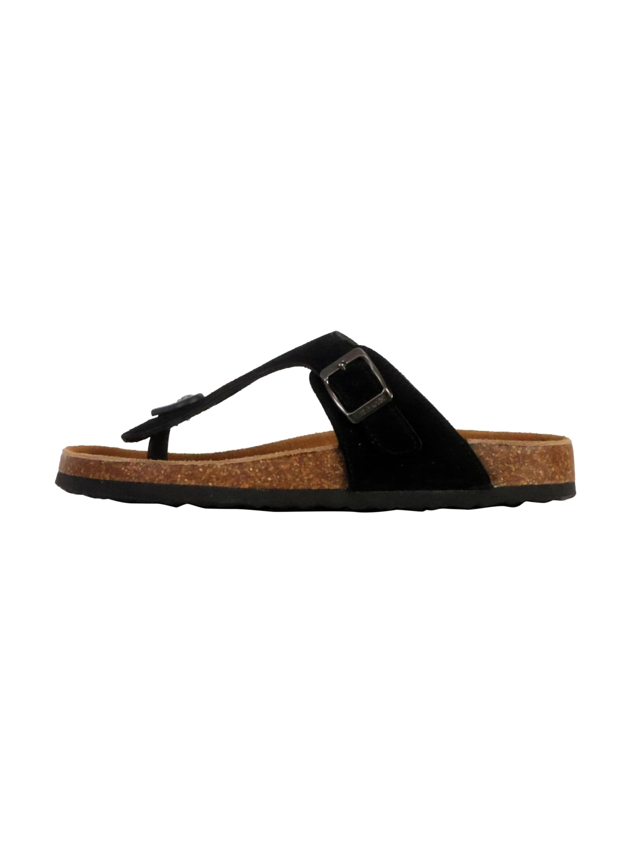 terre de marins Mules 'Saline-Pantoletten aus Leder' in Grey: front