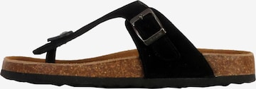 terre de marins - Zapatos abiertos 'Saline-Pantoletten aus Leder' en rosa: frente