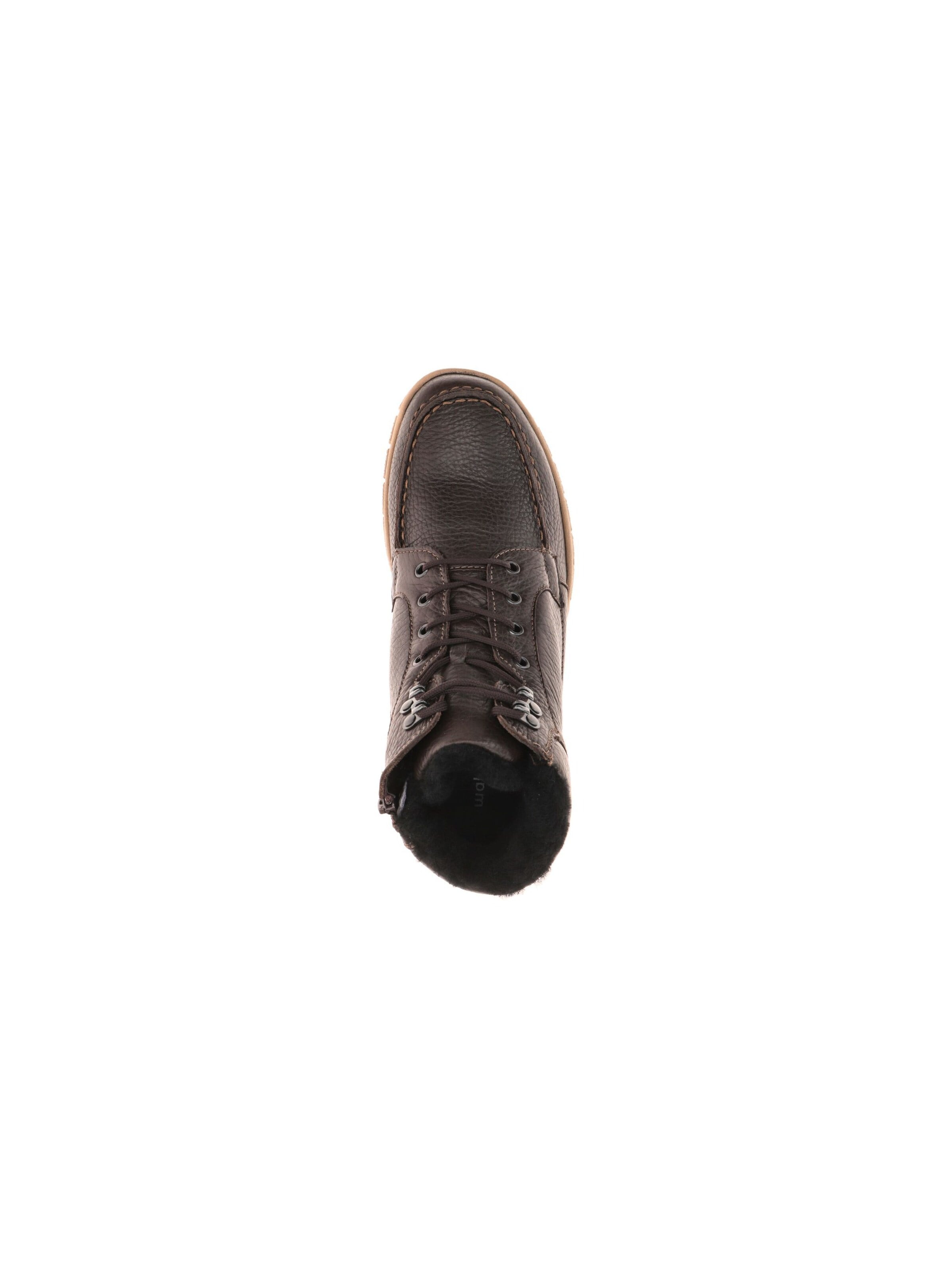 WALDLÄUFER Lace-Up Boots 'Lino' in Brown