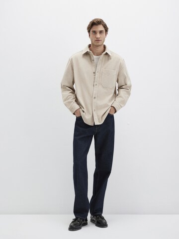 Mavi Comfort fit Button Up Shirt in Beige