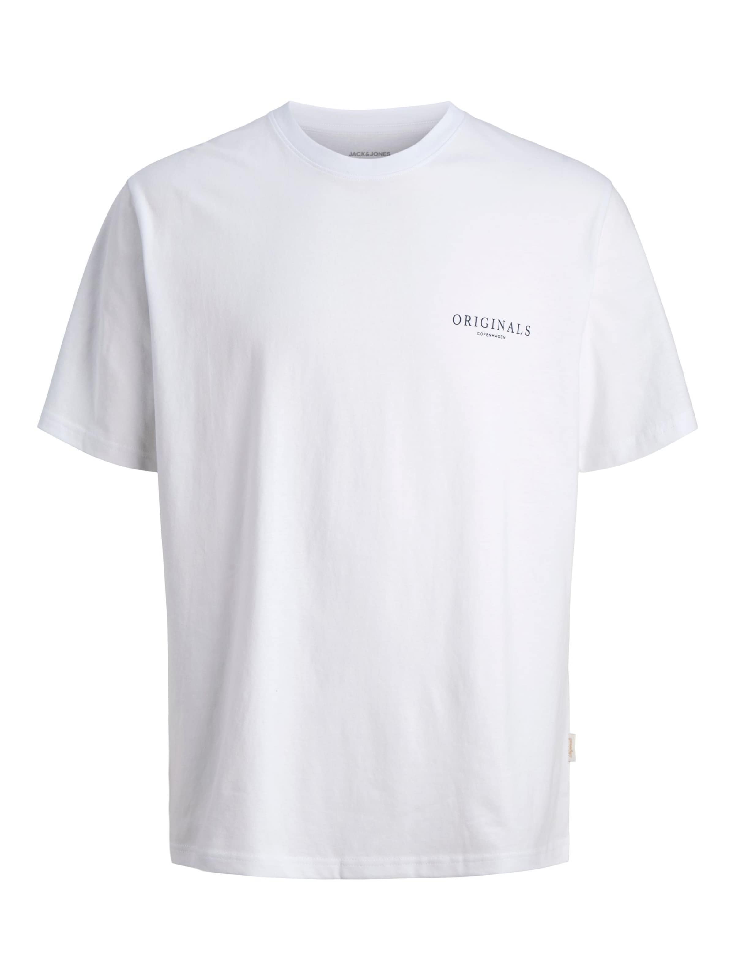 JACK & JONES Shirt 'JORMontauk' in Wit: voorkant