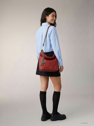 Emily & Noah Schultertasche 'Elke' in Rot: Vorderseite