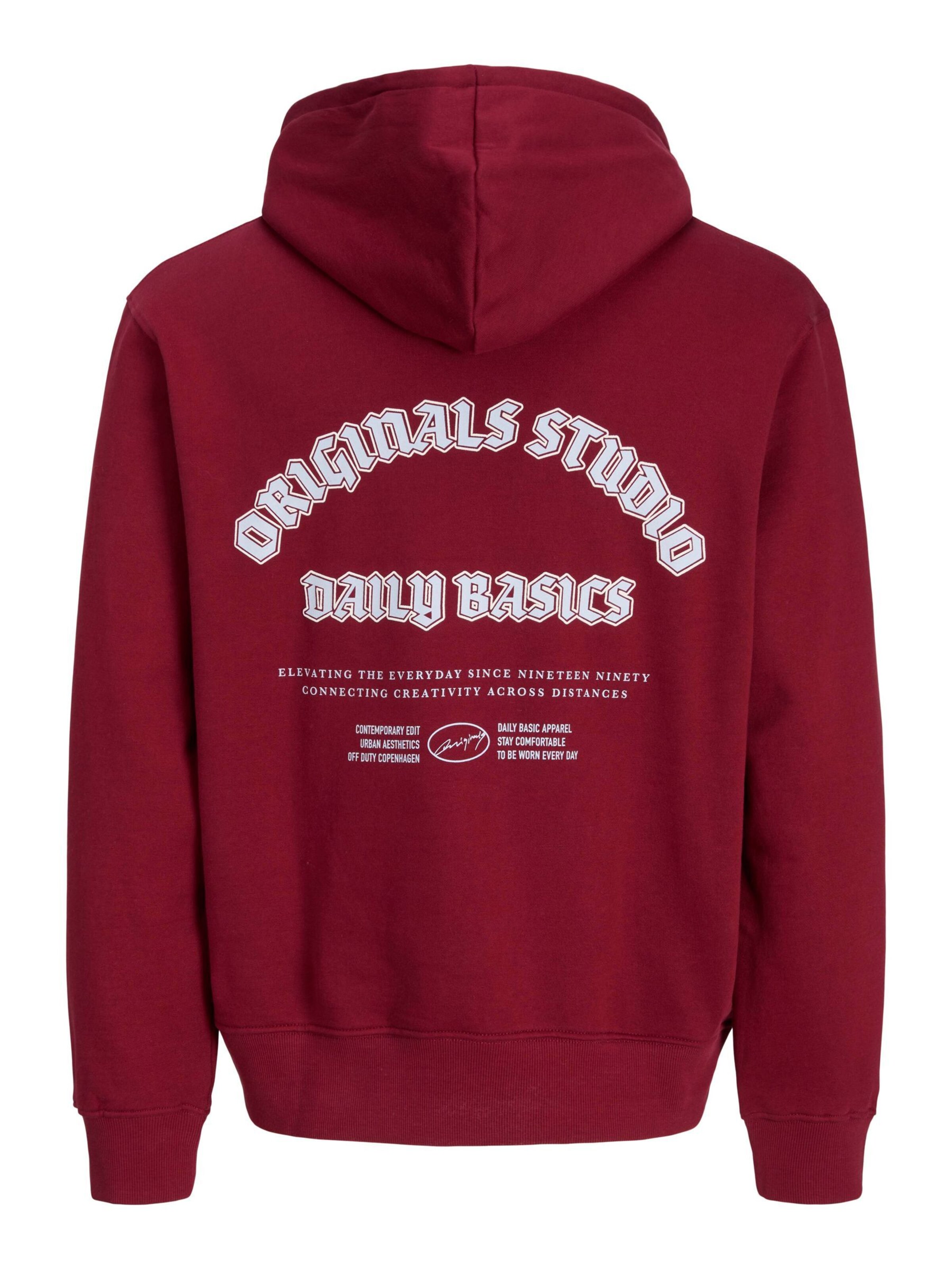 JACK & JONES Hoodie in Rot