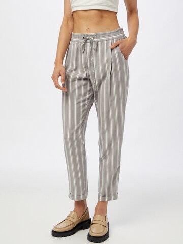 MORE & MORE Tapered Trousers in Grey: front