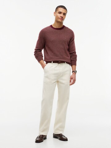 TOMMY HILFIGER Pullover in Braun