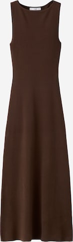 MANGO Pletené šaty 'BETTU' - Hnedá: predná strana