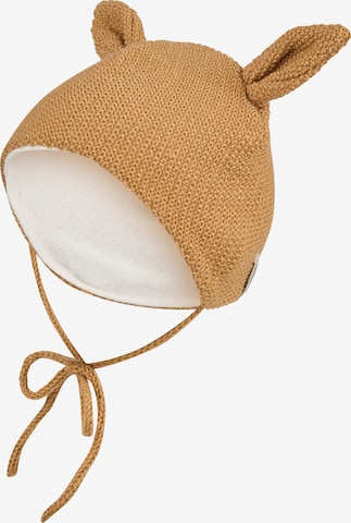 STERNTALER Beanie in Brown: front