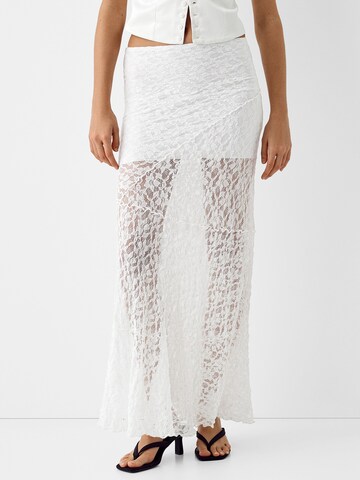 Jupe Bershka en blanc