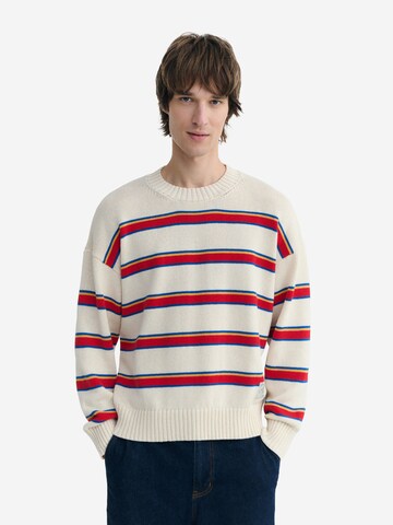 Thinking MU Sweater 'Beto' in Beige: front