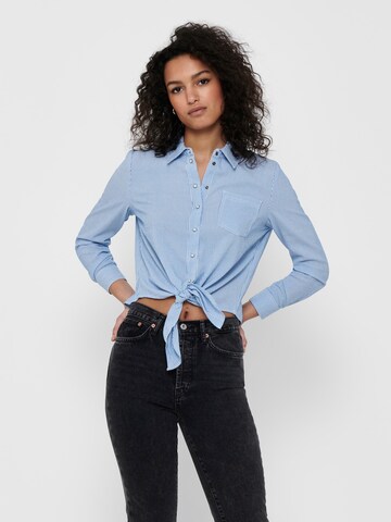 ONLY Blouse 'Lecey' in Blue: front