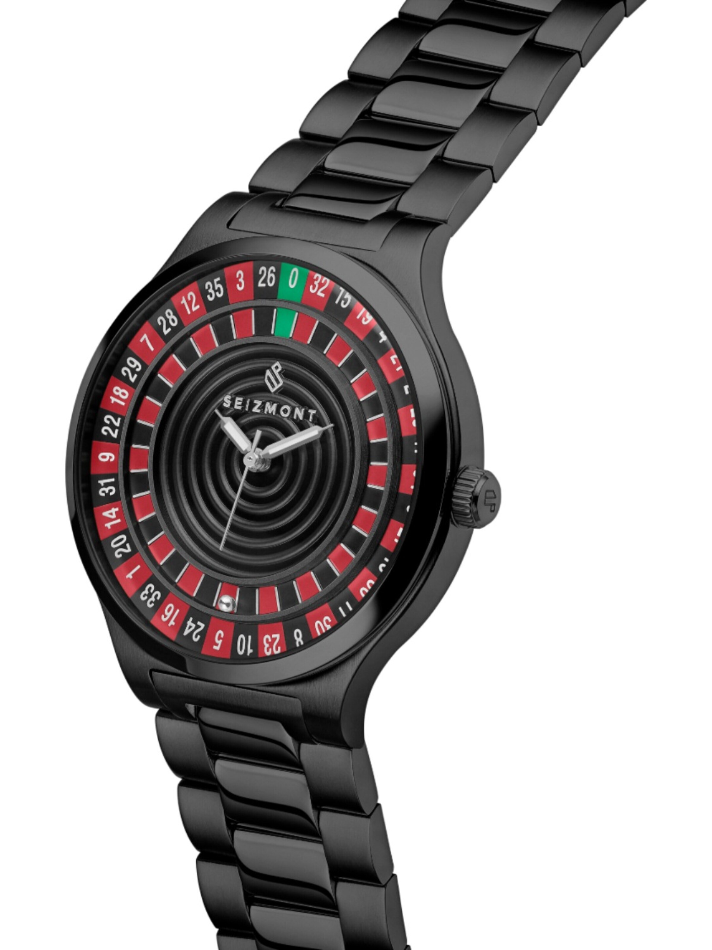 Seizmont Analog Watch 'Ace' in Black
