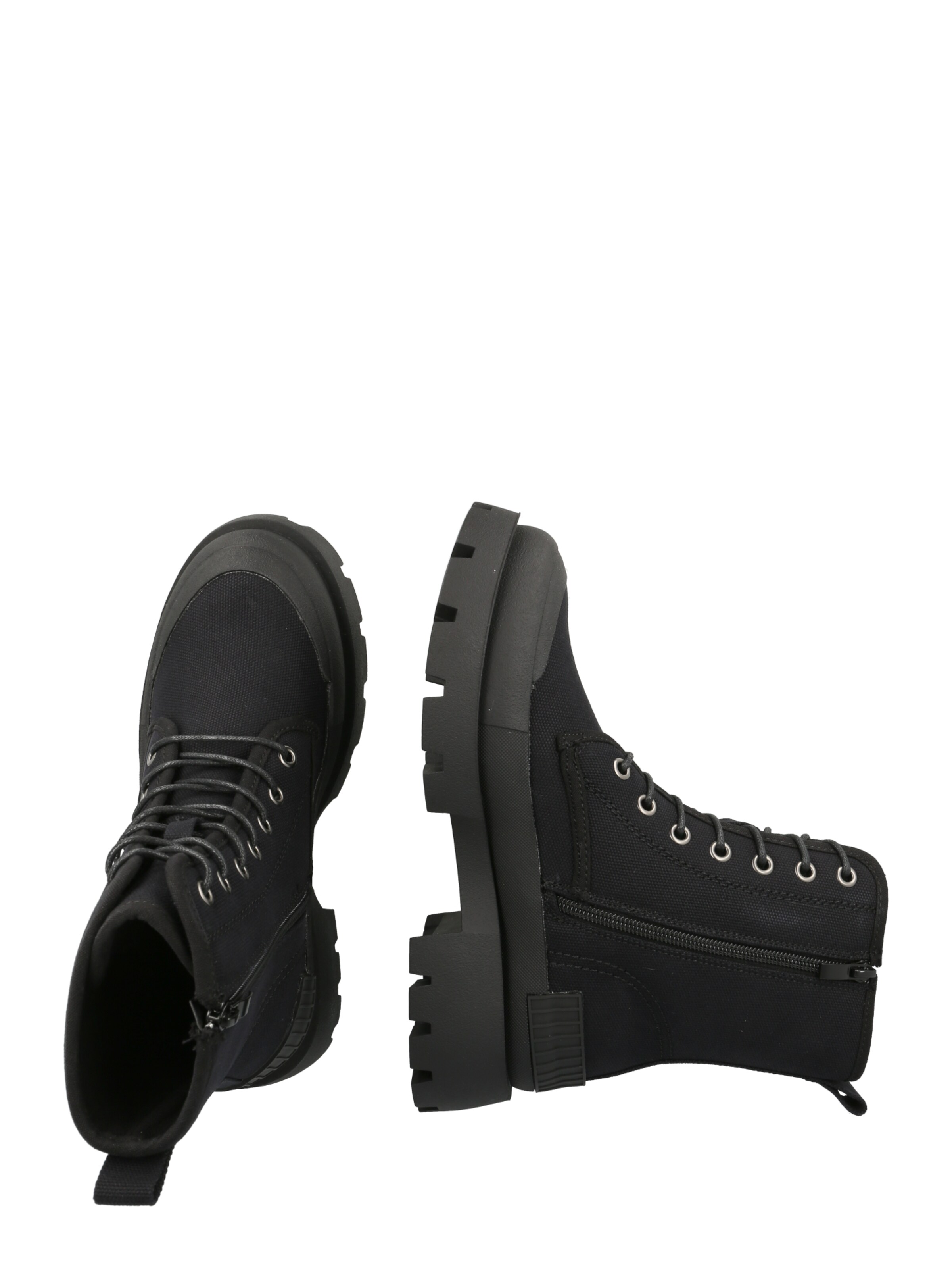 ABOUT YOU Stövel med snörning 'Tamina' i svart