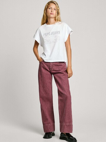 Pepe Jeans Loosefit Jeans in Rot