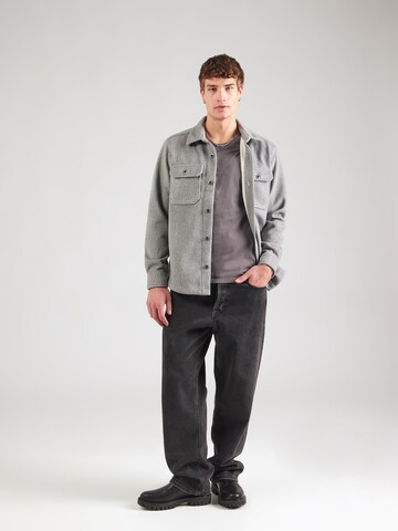 Coupe regular Chemise QS en gris