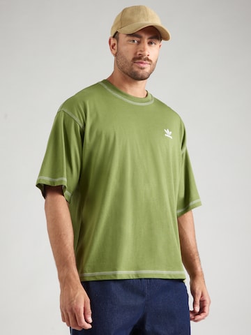 ADIDAS ORIGINALS Футболка 'Trefoil Essentials' в Зеленый: спереди