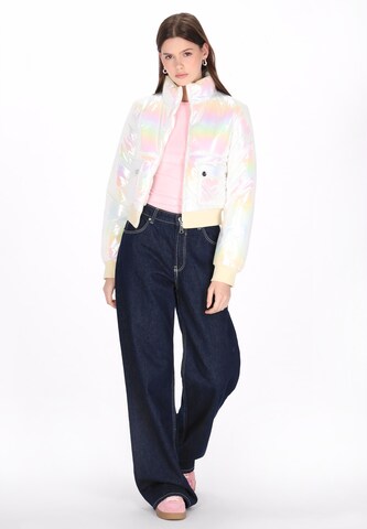 MYMO - Casaco meia-estação em branco